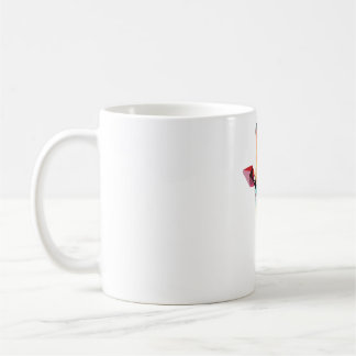 Caneca De Café Rainbow Giraffe Head Abstrato Polygon Tee