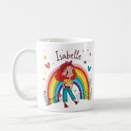 Caneca De Café Rainbow Girl Isabelle
