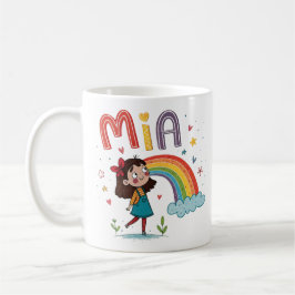 Caneca De Café Rainbow Girl Mia 1