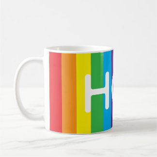 Caneca De Café Rainbow "HOT" Mug