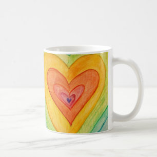 Caneca De Café Rainbow Love Copo de Café