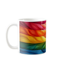 Rainbow Morning – Geometric Abstract Mug
