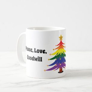Caneca De Café RAINBOW orgulho lgbt natal gay bissexual lésbica