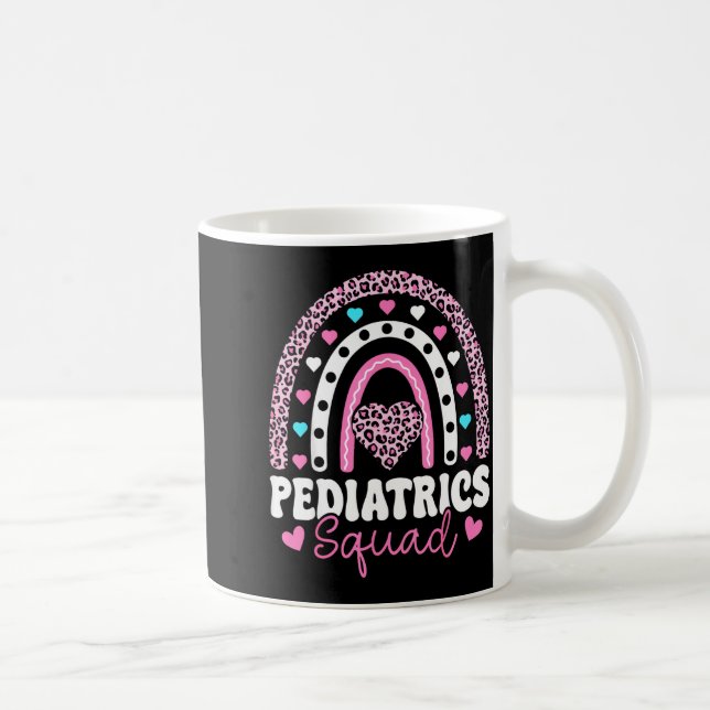 Caneca De Café Rainbow Pediatrics Squad - Valentine's Day Pediatr (Direita)