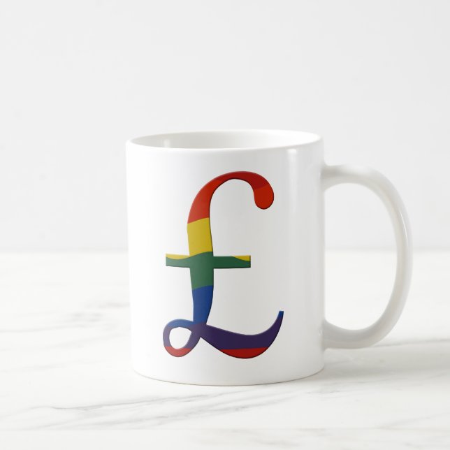 Caneca De Café Rainbow pound (Direita)