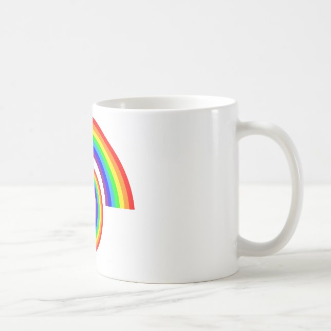 Caneca De Café Rainbow Spiral (Direita)