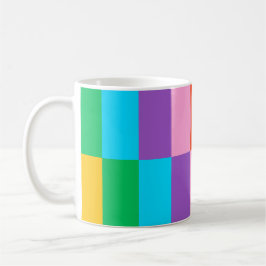 Caneca De Café Rainbow Steps Blocks Classic Mug Padrão
