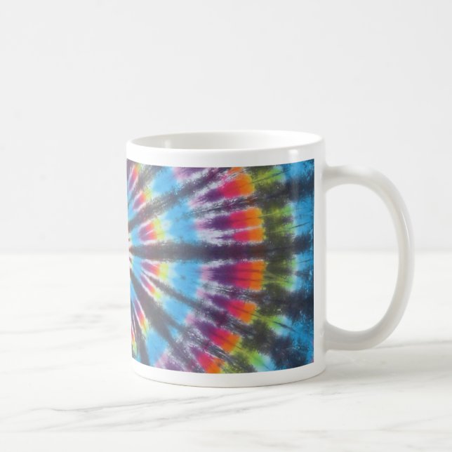 Caneca De Café Rainbow Swirl Tie Dye Mug (Direita)