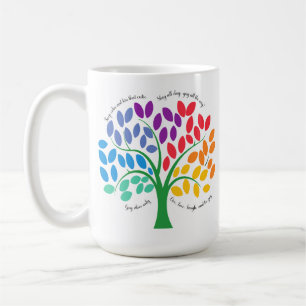 Caneca De Café Rainbow Tree Coffee Mug