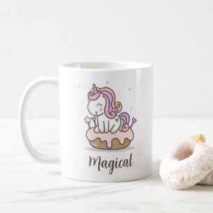 Caneca De Café Rainbow Unicorn Cake Magnético Coffee Mug