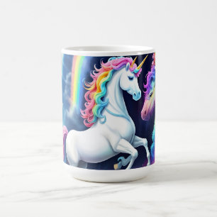 Caneca De Café Rainbow Unicorn One