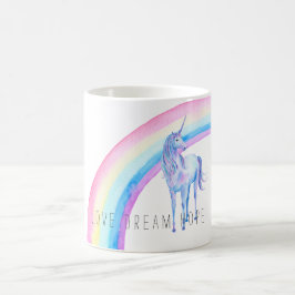 Caneca De Café Rainbow Unicórnio