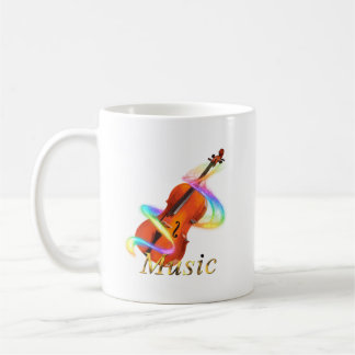 Caneca De Café Rainbow Violin