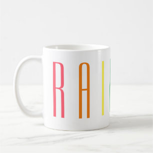 Caneca De Café RAINBOW White Mug