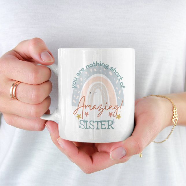 Caneca De Café RAINBOW You Are Amazing SISTER AUNT NIECE ANY Coff (Criador carregado)
