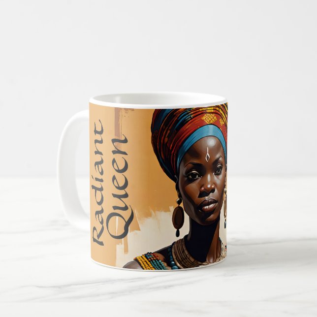 Caneca De Café Rainha 1 Clássica Mug (Frente Esquerda)