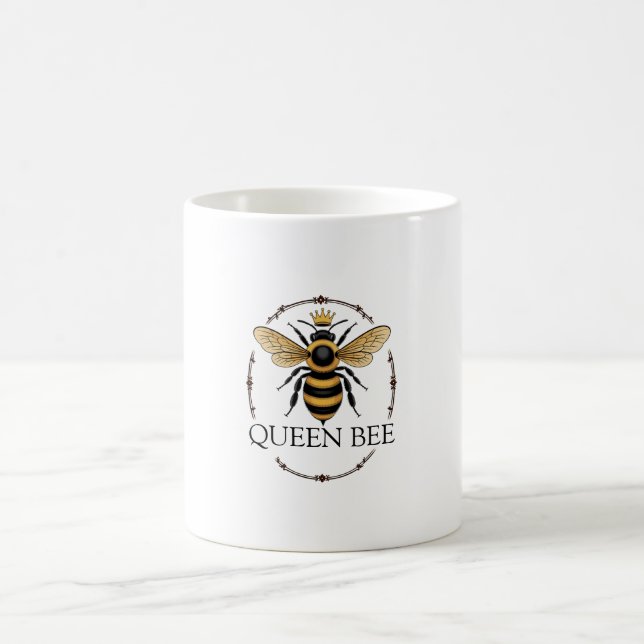 Caneca De Café Rainha Abelha (Centro)