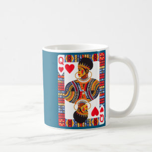 Caneca De Café rainha africana cartão melanina orgulho negro blm
