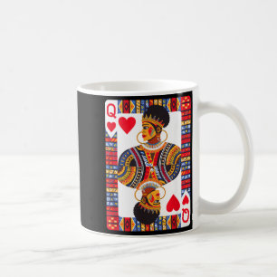 Caneca De Café rainha africana cartão melanina orgulho negro blm