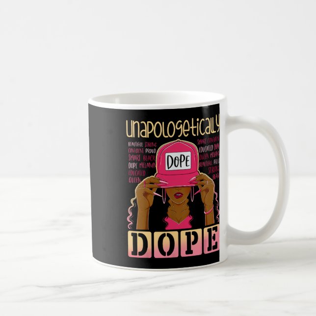 Caneca De Café Rainha Afro-Africana, História Negra (Direita)