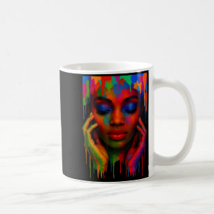 Caneca De Café Rainha afro orgulho negro meninas mulheres pintam