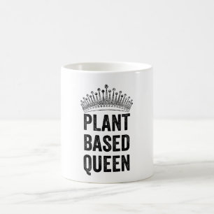 Caneca De Café Rainha Baseada em Planta