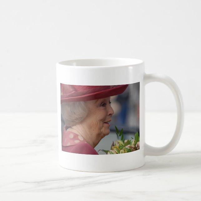 Caneca De Café Rainha Beatriz dos Países Baixos (Direita)