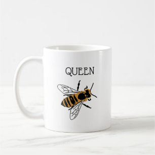 Caneca De Café Rainha Bee Insetando Mug de Café