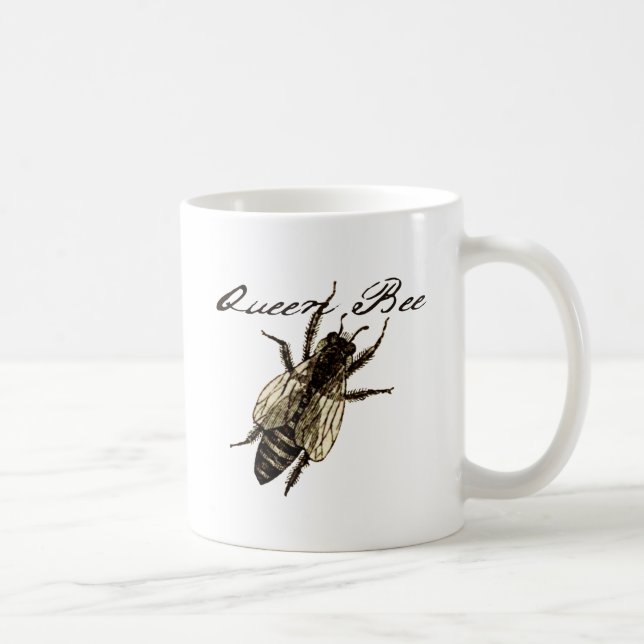 Caneca De Café Rainha Bee Wildlife Inseto Insetório (Direita)