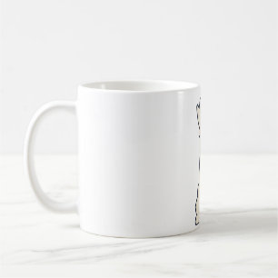 Caneca De Café Rainha branca da peça de xadrez