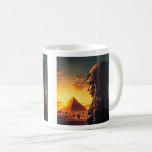 Caneca De Café Rainha Clássica Egípcia Mug, 11 oz