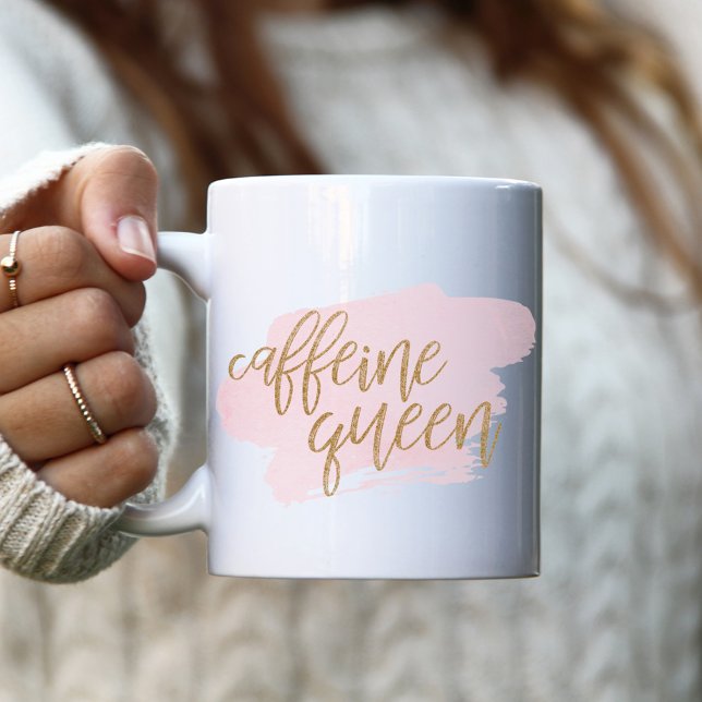 Caneca De Café Rainha da Cafeína (Criador carregado)