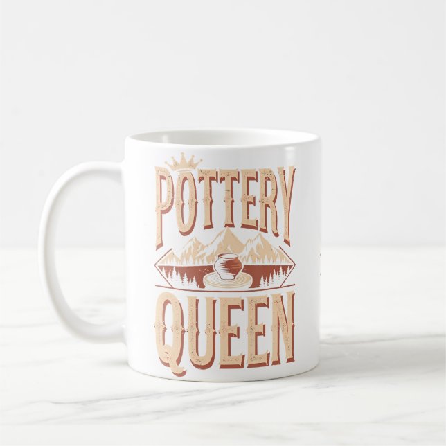 Caneca De Café Rainha da Cerâmica (Esquerda)