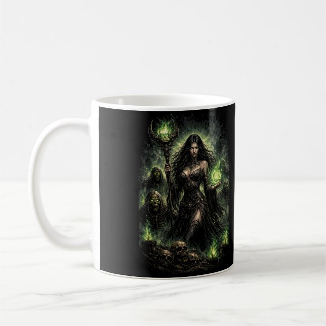 Caneca De Café Rainha da Chama Verde (Esquerda)