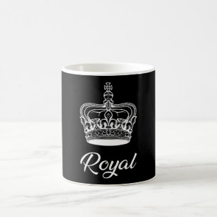 Caneca De Café Rainha da Coroa Princesa Dourada Dom Funny Ideia