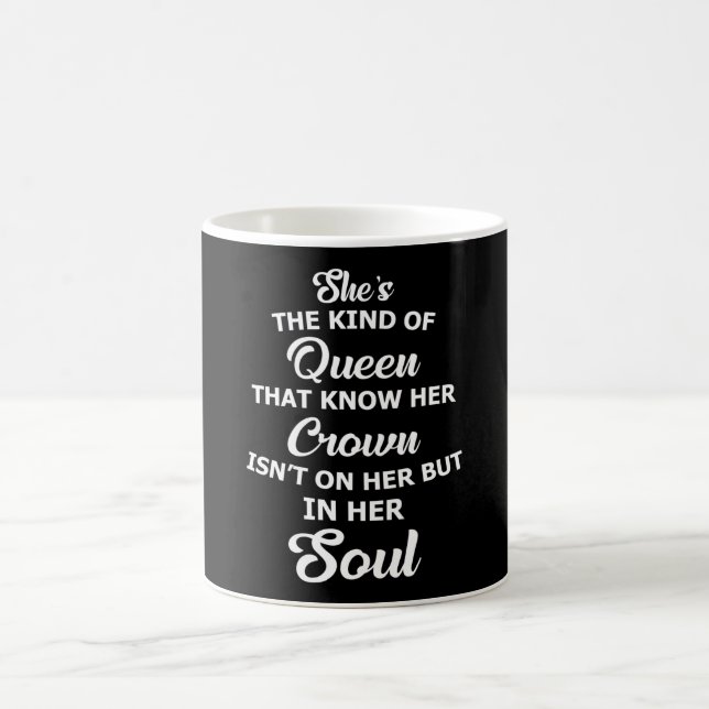 Caneca De Café Rainha da Coroa Princesa Real Dourada Ideia de Pre (Centro)