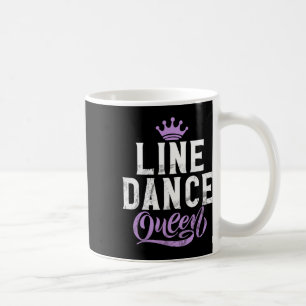 Caneca De Café Rainha da dança da linha