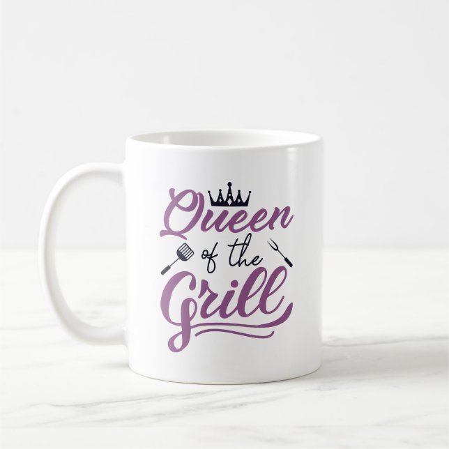 Caneca De Café Rainha Da Grelha (Esquerda)