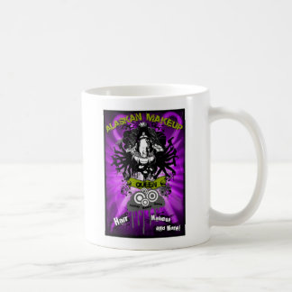 Caneca De Café rainha-da-maquiagem-de-Alasca-cartão-postal-FRONTA