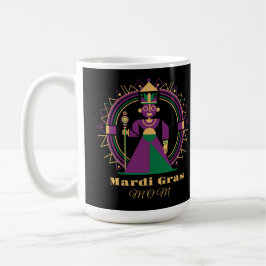 Caneca De Café Rainha da Mardi Gras Mamãe 2026