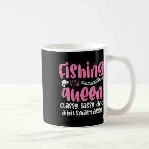 Caneca De Café Rainha da Pesca Cly Sy Inteligente Diversão Pescad