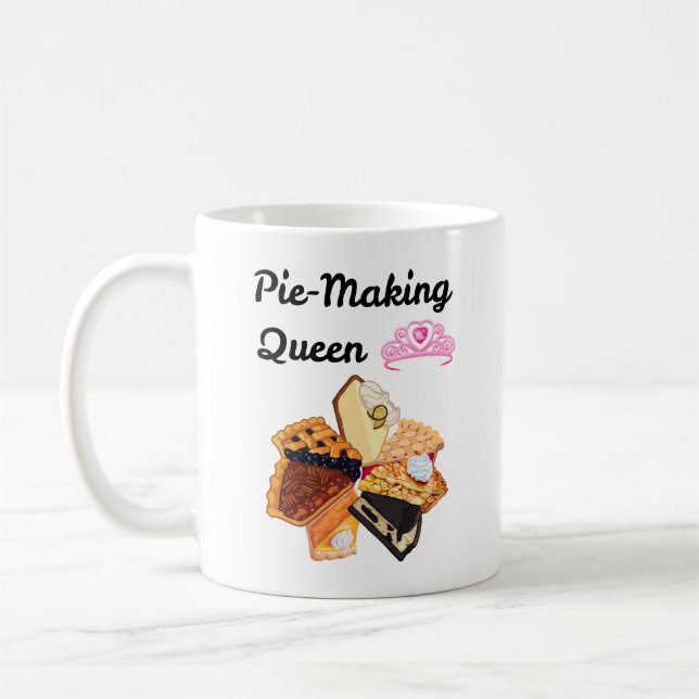 Caneca De Café Rainha da Produção de Tortas (Esquerda)