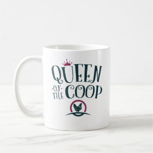 Caneca De Café Rainha das Mulheres Agricultoras de Frango de Coop