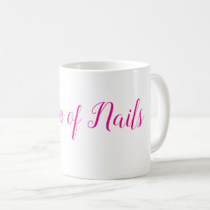 Caneca De Café Rainha das Unhas - perfeita para qualquer estetici