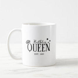 Caneca De Café Rainha de aniversário