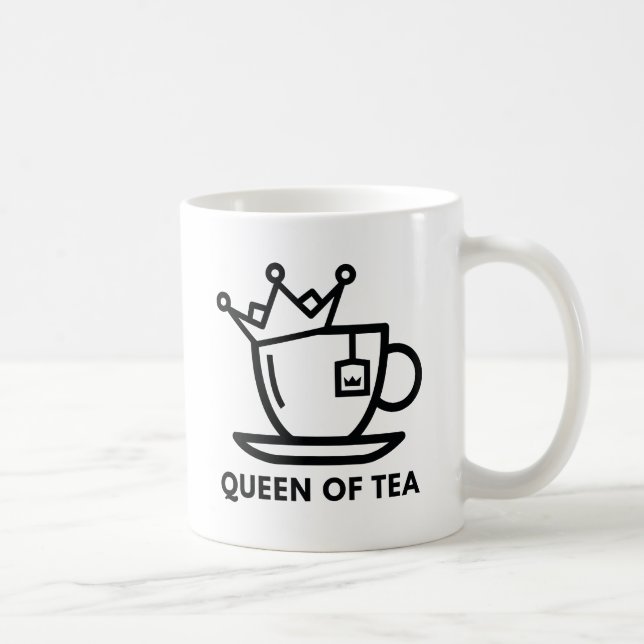 Caneca De Café Rainha De Chá (Direita)