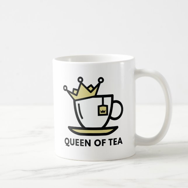 Caneca De Café Rainha De Chá (Direita)