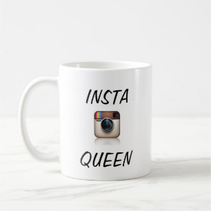 Caneca De Café Rainha de Instagram