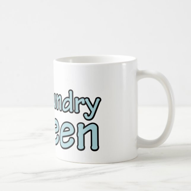 Caneca De Café Rainha de Lavanderia com Coroa (Direita)