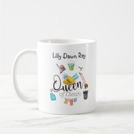 Caneca De Café Rainha de Limpa